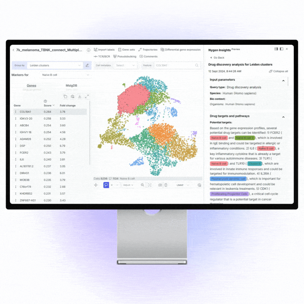 single-cell RNA-seq data analysis with Nygen
