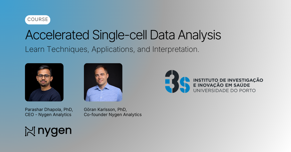 i3S Porto x Nygen - Accelerated Single Cell Data Analysis Course