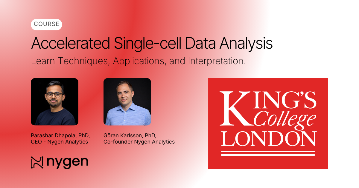 SCOP King's College x Nygen - Accelerated Single Cell Data Analysis Course