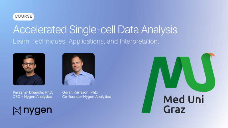 Med Uni Graz x Nygen - Accelerated Single Cell Data Analysis Course