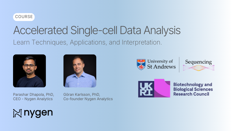 University of St. Andrews x Nygen - Accelerated Single Cell Data Analysis Course